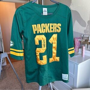 PINK Victoria's Secret Packers Kids Jersey - Green and Gold
